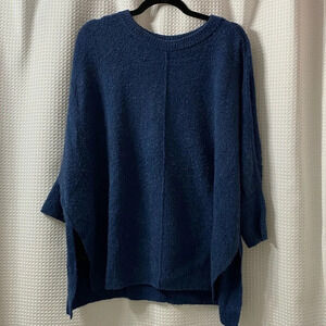 L&G Seamed Poncho Sweater